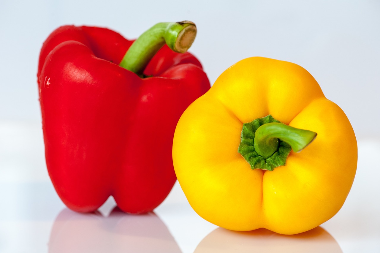 paprika geel rood paprika geel rood
