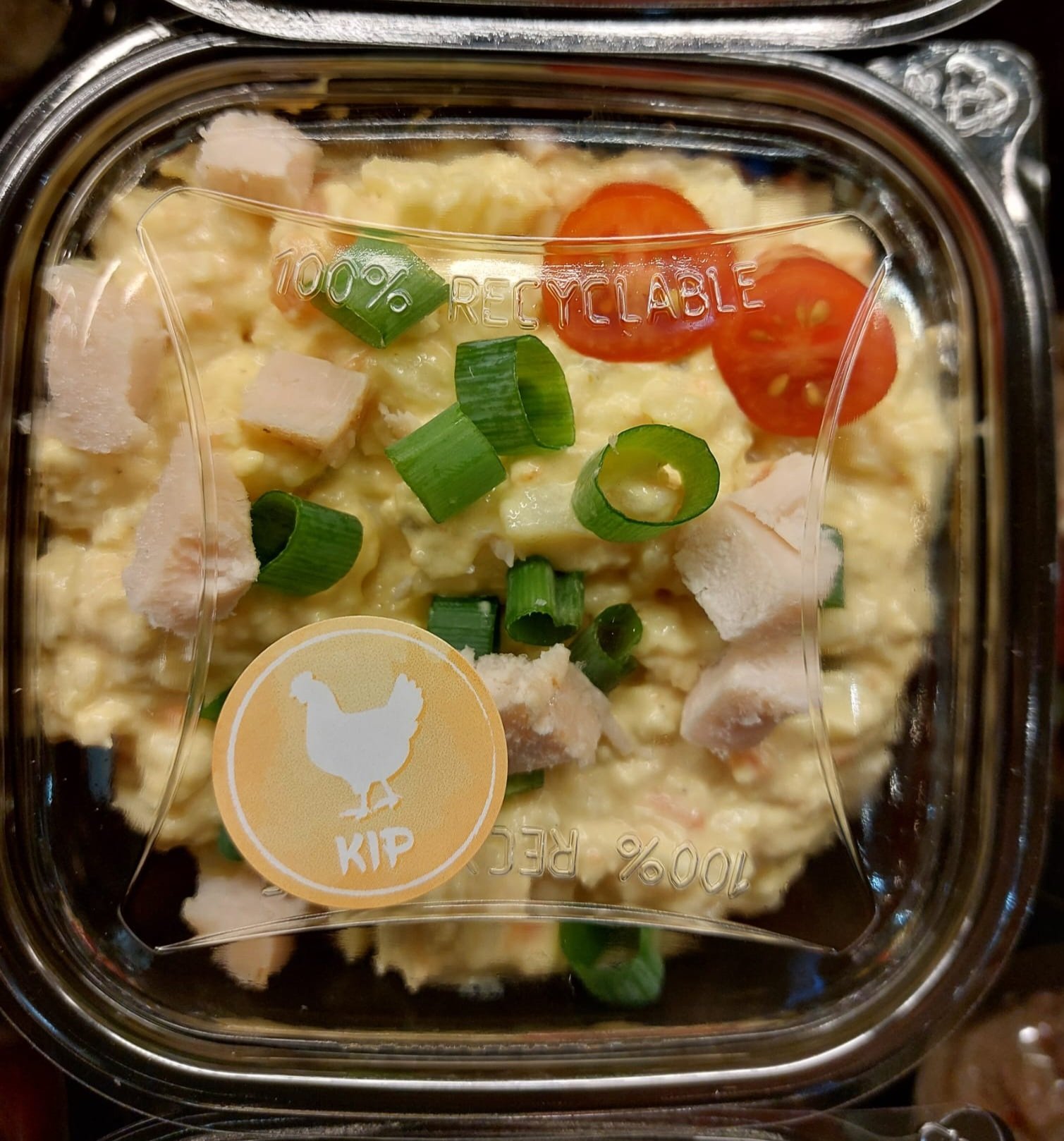 Boerenkip salade Boerenkip salade